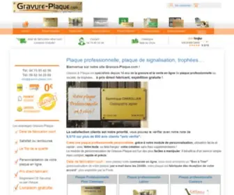 Gravure-Plaque.com(Plaque) Screenshot