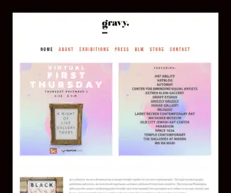 Gravy-Studio.com(Gravy Studio & Gallery) Screenshot