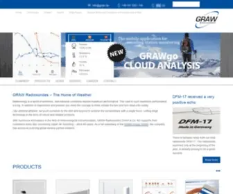 Graw.de(Your specialist for meteorological instrumentation and weather instruments) Screenshot