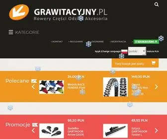 GrawitacyjNy.pl(Internetowy sklep rowerowy) Screenshot