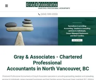 Grayandassociates.ca(Chartered Professional Accountants at Gray & Associates) Screenshot