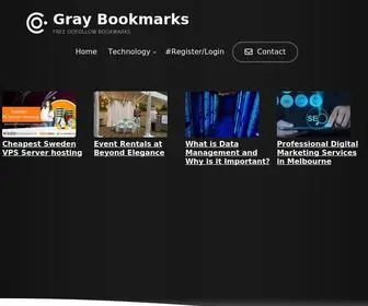 Graybookmarks.com(Free dofollow bookmarks) Screenshot