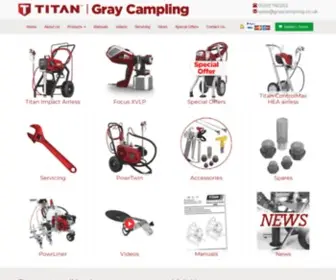 Graycampling.co.uk(Airless Spray Equipment) Screenshot