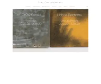 Graycontemporary.com(Gray Contemporary) Screenshot