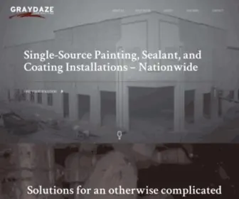 Graydaze.com(Single-source Commercial Painting, Sealant, and Coating Installations) Screenshot