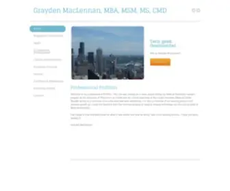 Grayden.info(Grayden MacLennan) Screenshot