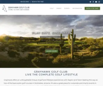 Grayhawkgolf.com(Grayhawk Golf Club) Screenshot