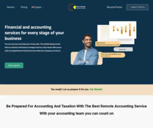 Grayhouse.co(Gray House Accounting Firms Working Remotely) Screenshot
