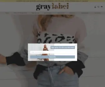 GraylabelStore.com(Gray Label) Screenshot