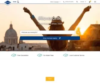 Graylinerome.com(I Love Rome) Screenshot