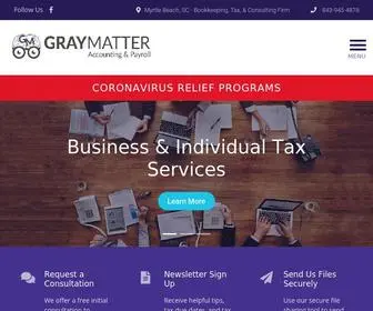 Graymatteraccounting.com(Accounting and Bookkeeping) Screenshot