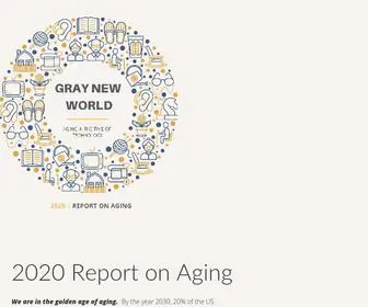 GraynewWorld.com(Gray New WorldReport on Aging) Screenshot