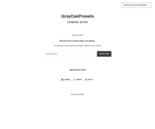 Grayoakpresets.com(GrayOakPresets) Screenshot