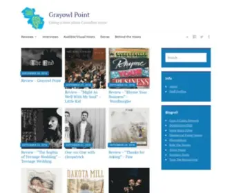 Grayowlpoint.com(Giving a hoot about Canadian music) Screenshot