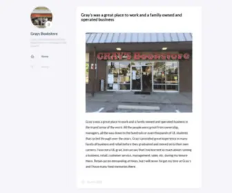 GraysbookStore.com(Grays Bookstore) Screenshot