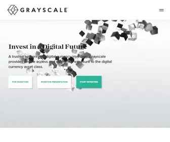 Grayscale.co(A Leader in Digital Currency Investing) Screenshot