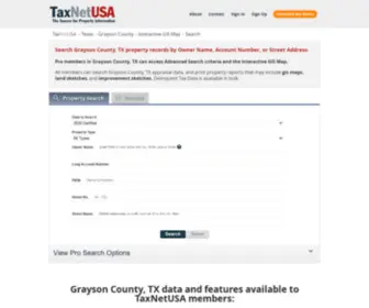 Graysoncad.org(Grayson County) Screenshot