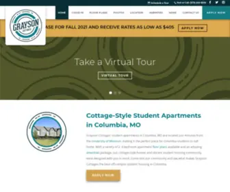 Graysoncottages.com(Grayson Cottages) Screenshot