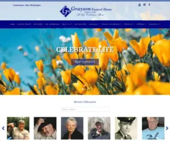Graysonfuneralhomes.com(Grayson Funeral Home) Screenshot
