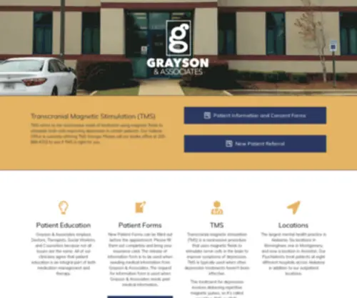 Graysonmentalhealth.com(Grayson and Associates) Screenshot