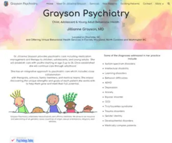 Graysonpsychiatry.com(Grayson Psychiatry) Screenshot