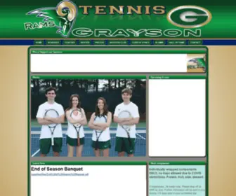 Graysontennis.net(Grayson Tennis) Screenshot