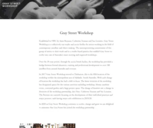 Graystreetworkshop.com(Gray Street Workshop) Screenshot
