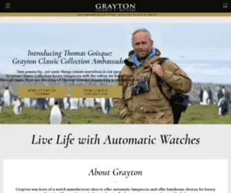 Grayton-Watches.com(Best Automatic Watches Online designed by Grayton) Screenshot