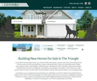 Graywolfhomes.com(Gray Wolf Homes) Screenshot