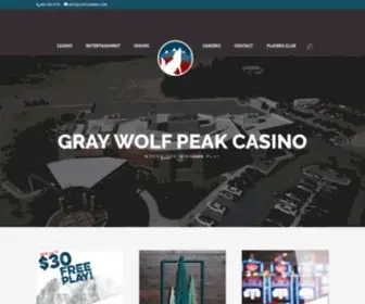 Graywolfpeakcasino.com Screenshot