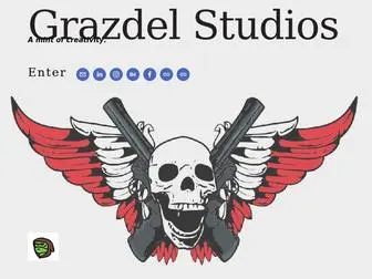 Grazdelstudios.com(Graphic design) Screenshot