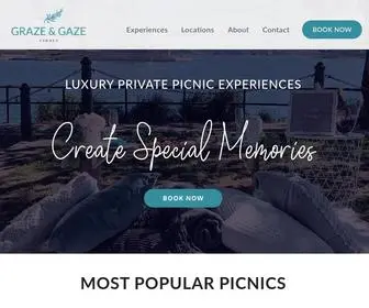 Grazeandgaze.com.au(Luxury Outdoor Private Picnic Setup) Screenshot