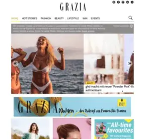 Grazia-Magazin.de(GRAZIA Deutschland) Screenshot