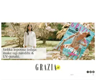 Grazia.si(Grazia Slovenija) Screenshot