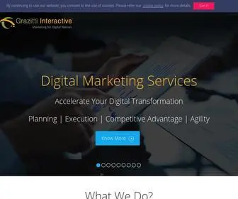 Grazitti.com(SEO, SMM, PPC, Mobile & Web solutions, Salesforce Services) Screenshot