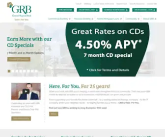 GRbbank.com(Genesee Regional Bank (GRB)) Screenshot