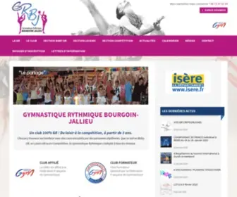 GRBJ.fr(Gymnastique Rythmique Bourgoin) Screenshot