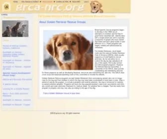 Grca-NRC.org(The National Rescue Committee of the Golden Retriever Club of America) Screenshot