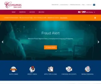 GRccu.com(GR Consumers Credit Union) Screenshot