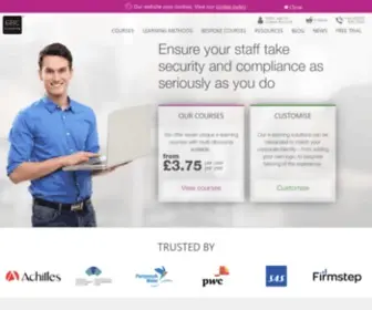 Grcelearning.com(GRC eLearning Limited is GRC International Group plc’s e) Screenshot