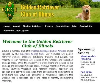 Grcillinois.org(Golden Retrievers Illinois) Screenshot