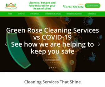 GRcleaningservices.com(Green Rose Cleaning Services) Screenshot