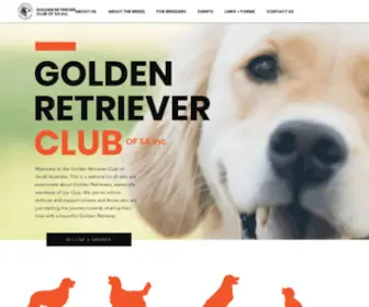 GRcsa.org.au(Golden Retriever Club of South Australia) Screenshot