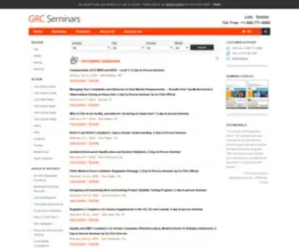 GRcseminars.com(Compliance Online) Screenshot