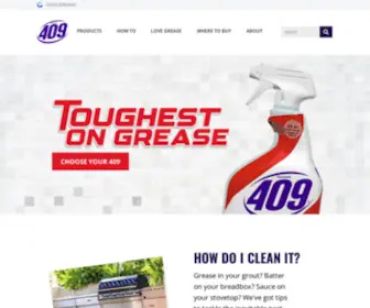 Grease.com(Formula 409®) Screenshot
