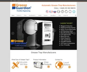 Greaseguardian.com(The world's popular manufacturer) Screenshot