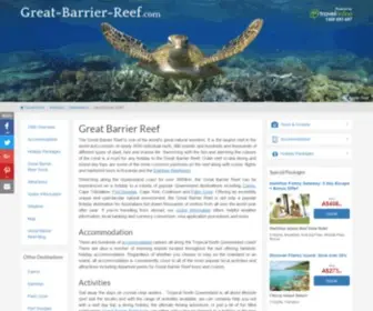 Great-Barrier-Reef.com(Great Barrier Reef Tours) Screenshot