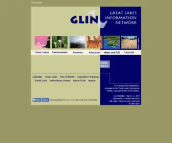 Great-Lakes.net(Great Lakes Information Network) Screenshot