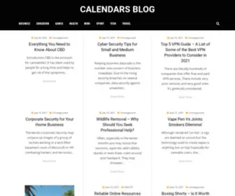 Great-Printable-Calendars.com(Calendars BLOG) Screenshot