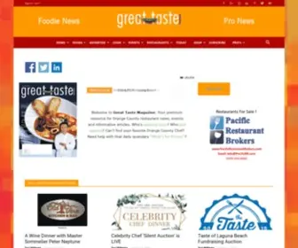 Great-Taste.net(Great Taste Magazine) Screenshot